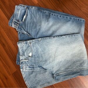 Old Navy Blue Relaxed Jeans with Vintage Finish